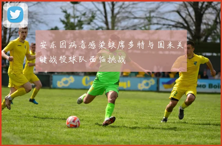 安东因病毒感染缺席多特与国米关键战役球队面临挑战